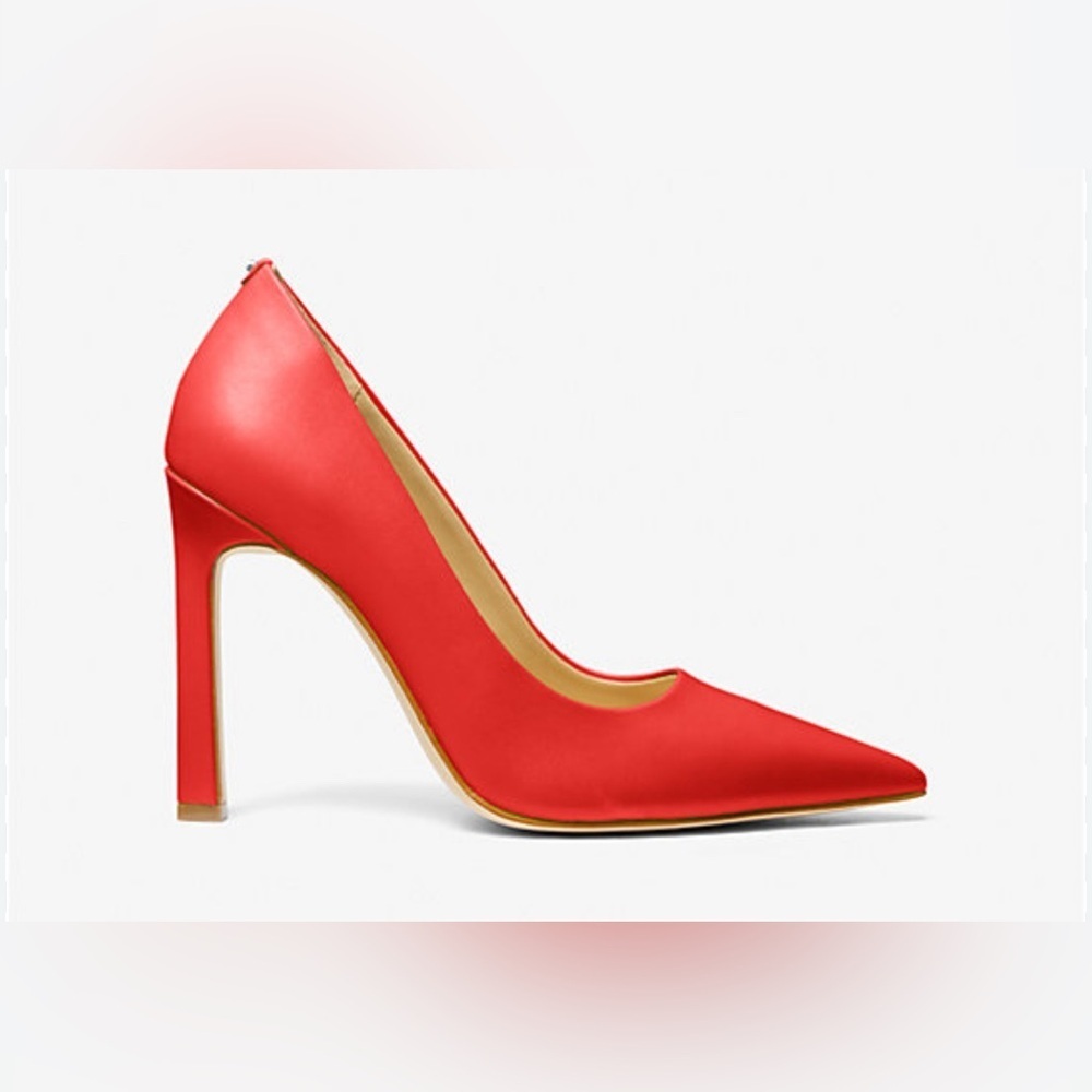 Michael Kors Leather Pointed-Toe Pumps – Size 8 – NWT with Box (Not Outlet)